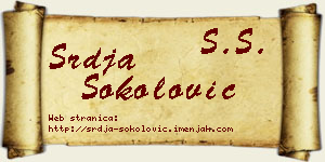 Srđa Sokolović vizit kartica